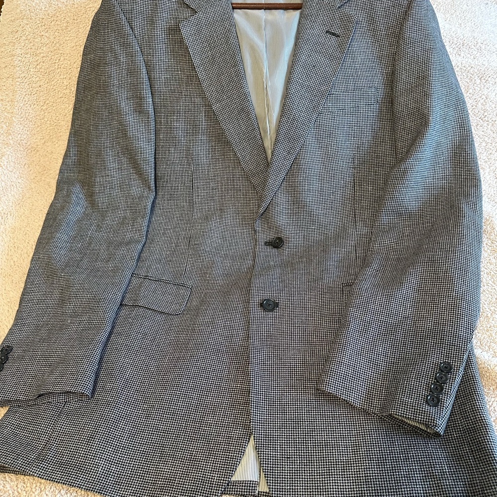 Mens Houndstooth Blazer 42L